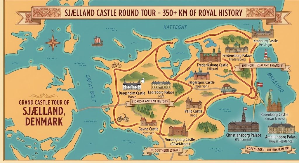The Grand Sjælland Castle Route